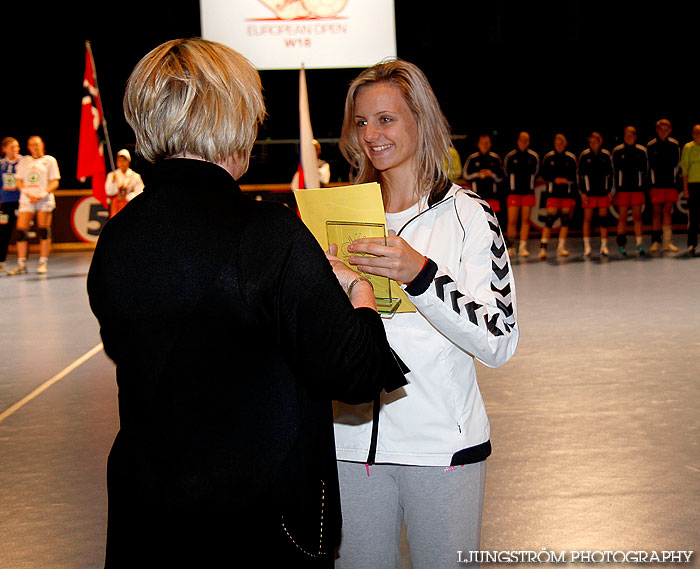 European Open W18 Prize Ceremony,dam,Scandinavium,Göteborg,Sverige,Handboll,,2012,56087