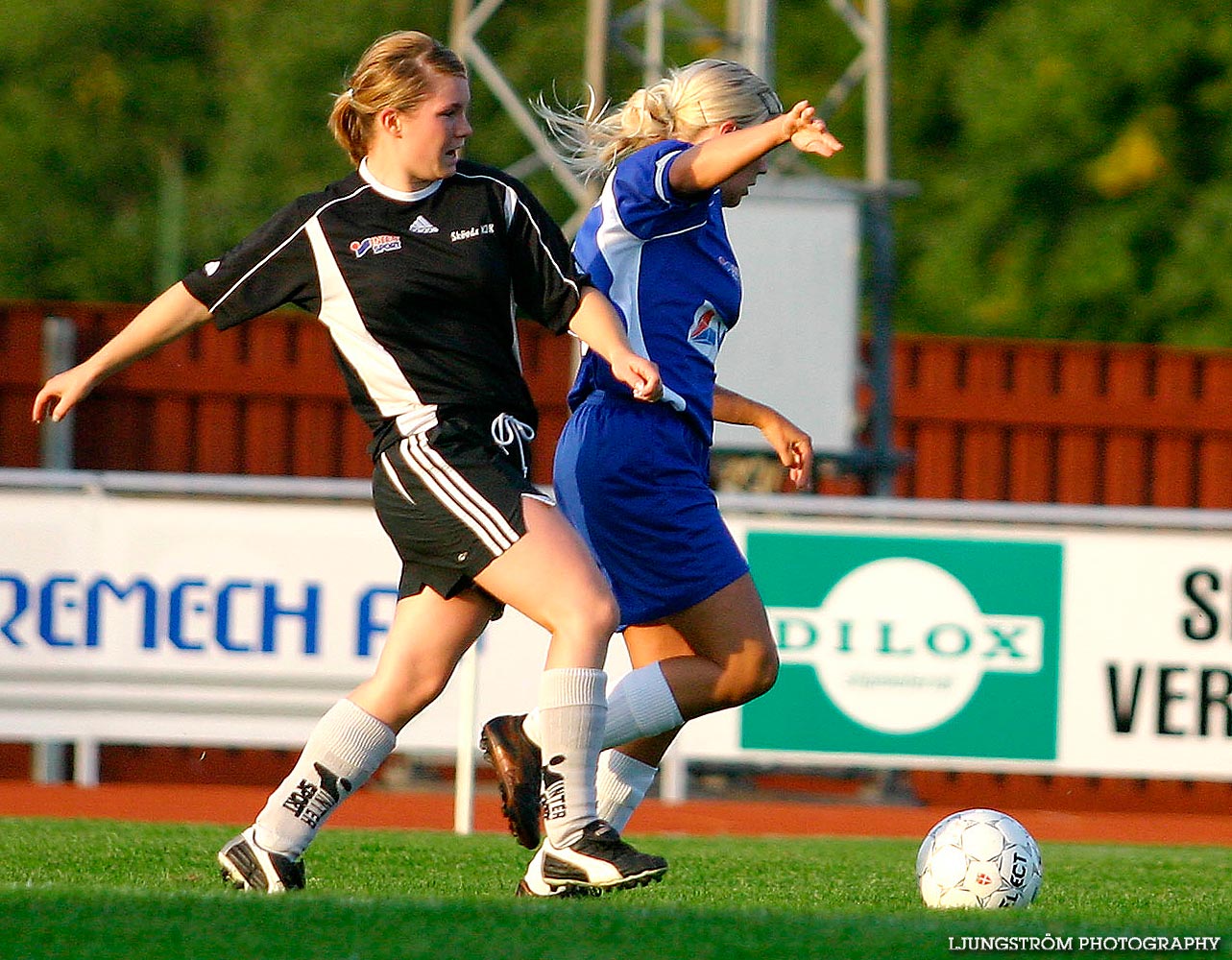 Skövde KIK-Floby IF 2-6,dam,Södermalms IP,Skövde,Sverige,Fotboll,,2005,11610