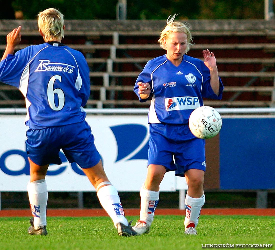 Skövde KIK-Floby IF 2-6,dam,Södermalms IP,Skövde,Sverige,Fotboll,,2005,11618