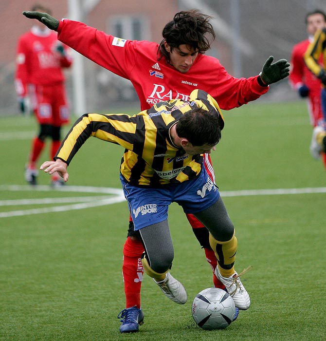 Träningsmatch Skövde AIK-Jonsereds IF 1-2,herr,Södermalms IP,Skövde,Sverige,Fotboll,,2007,3596