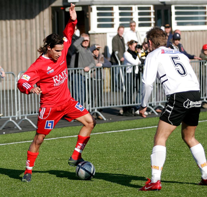 Träningsmatch Skövde AIK-Skene IF 1-0,herr,Södermalms IP,Skövde,Sverige,Fotboll,,2007,3645
