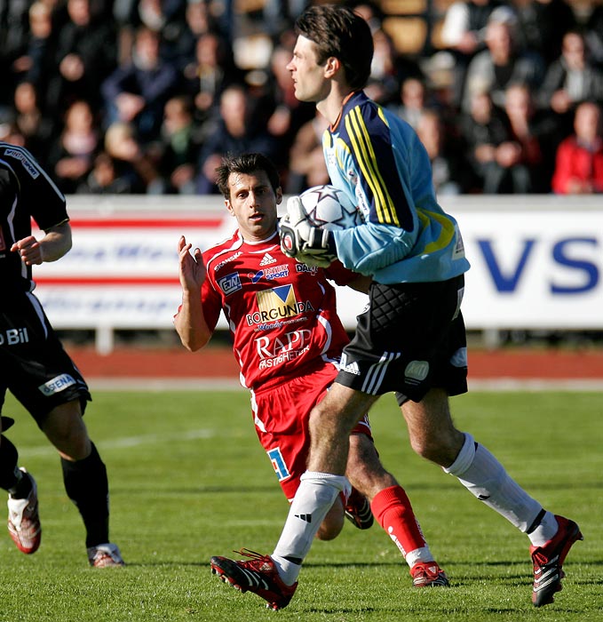 Skövde AIK-Carlstad United BK 1-1,herr,Södermalms IP,Skövde,Sverige,Fotboll,,2007,3497