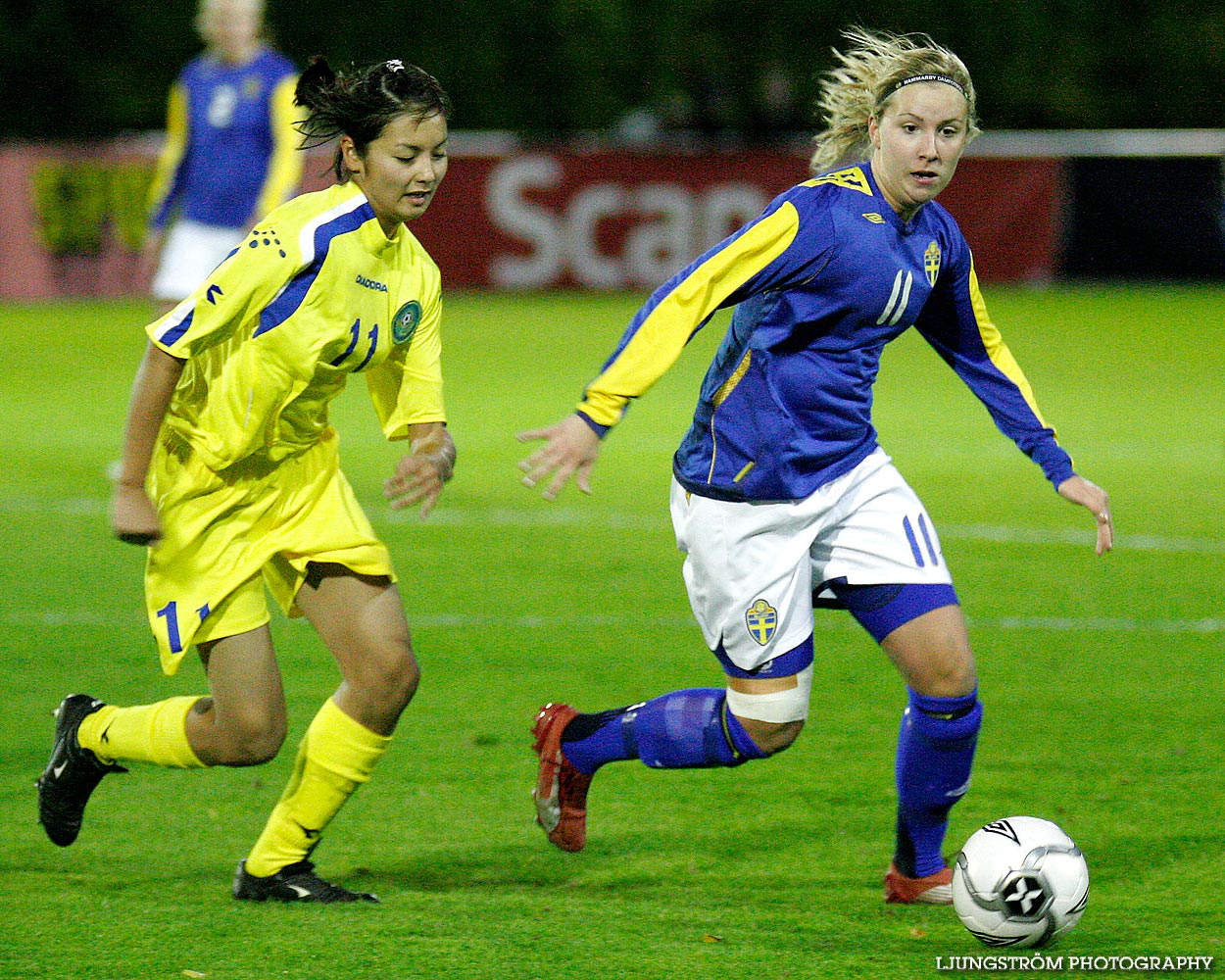 EM-kval F19 Sverige-Kazakstan 12-0,dam,Ulvesborg,Tidaholm,Sverige,Fotboll,,2007,9166
