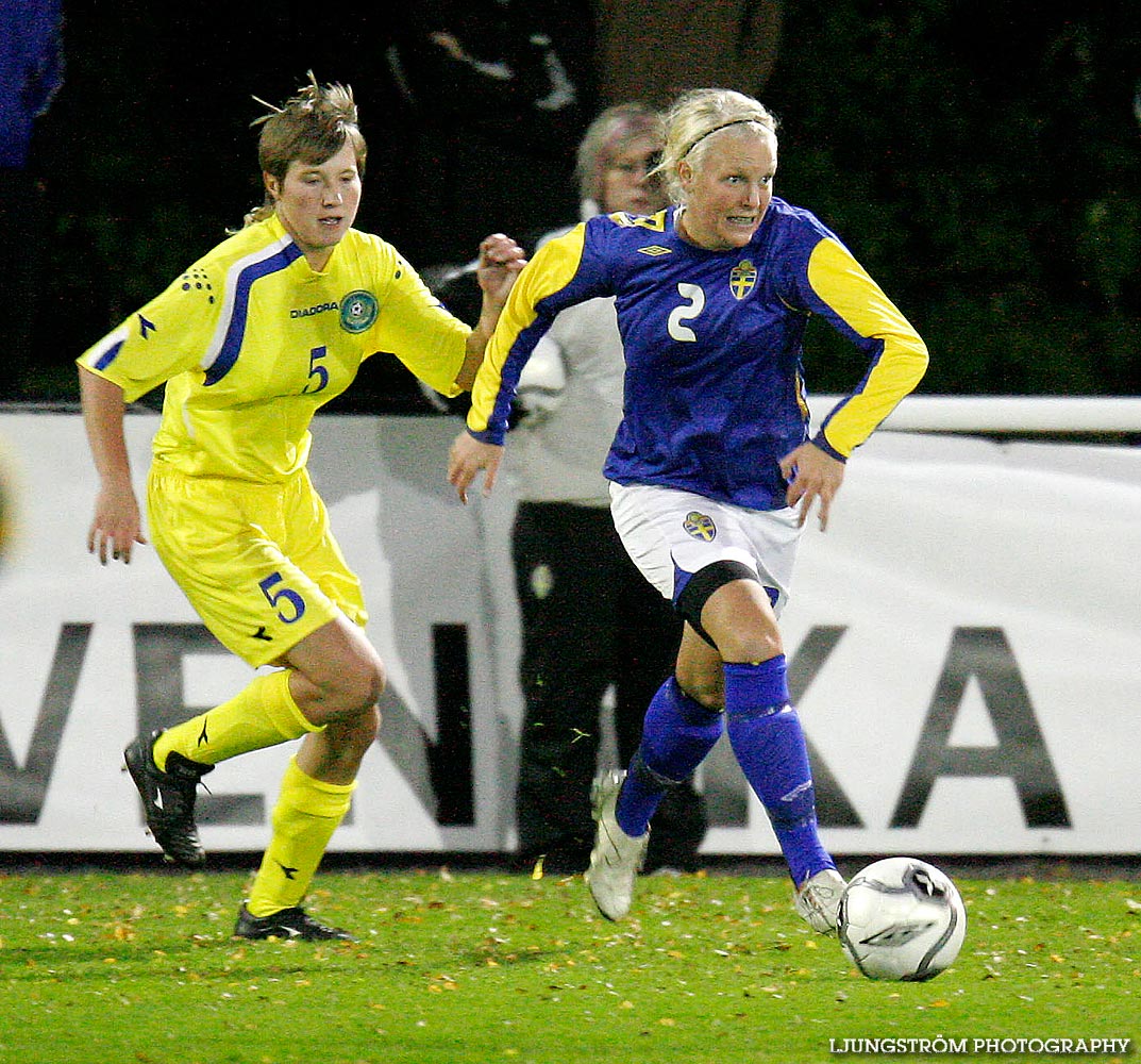 EM-kval F19 Sverige-Kazakstan 12-0,dam,Ulvesborg,Tidaholm,Sverige,Fotboll,,2007,9173