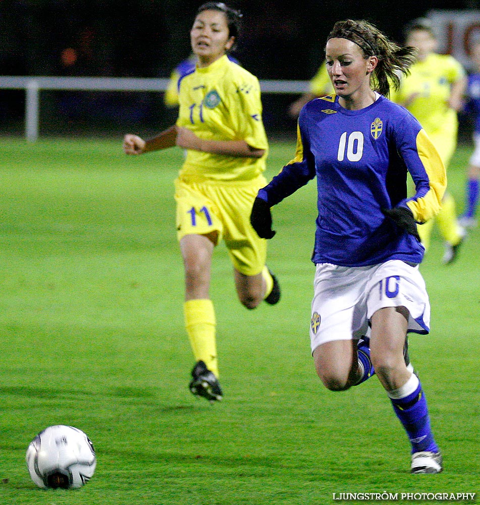 EM-kval F19 Sverige-Kazakstan 12-0,dam,Ulvesborg,Tidaholm,Sverige,Fotboll,,2007,9176