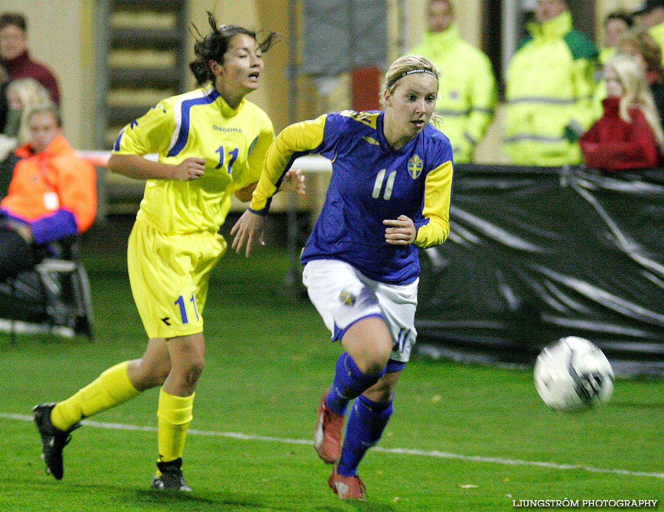 EM-kval F19 Sverige-Kazakstan 12-0,dam,Ulvesborg,Tidaholm,Sverige,Fotboll,,2007,9177