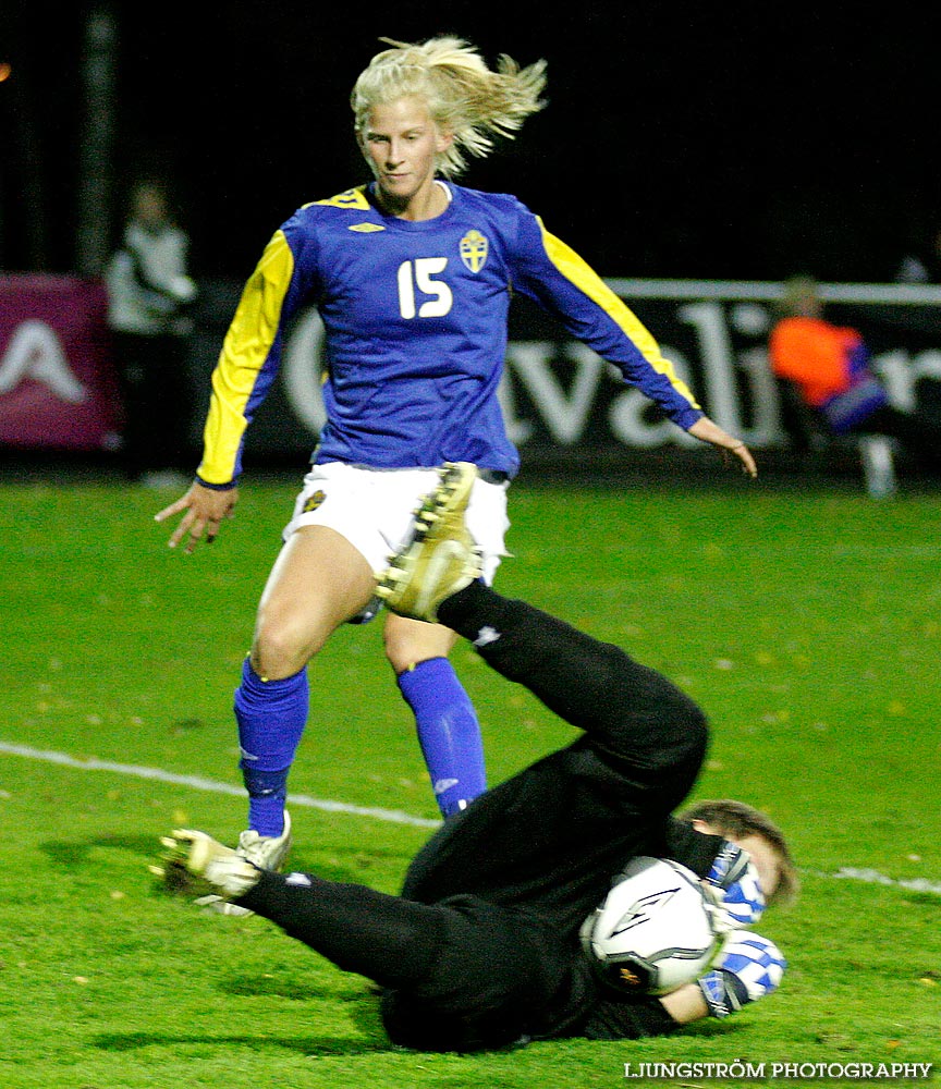 EM-kval F19 Sverige-Kazakstan 12-0,dam,Ulvesborg,Tidaholm,Sverige,Fotboll,,2007,9180