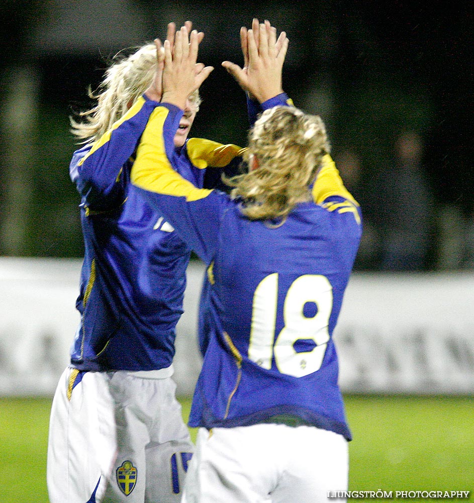 EM-kval F19 Sverige-Kazakstan 12-0,dam,Ulvesborg,Tidaholm,Sverige,Fotboll,,2007,9183