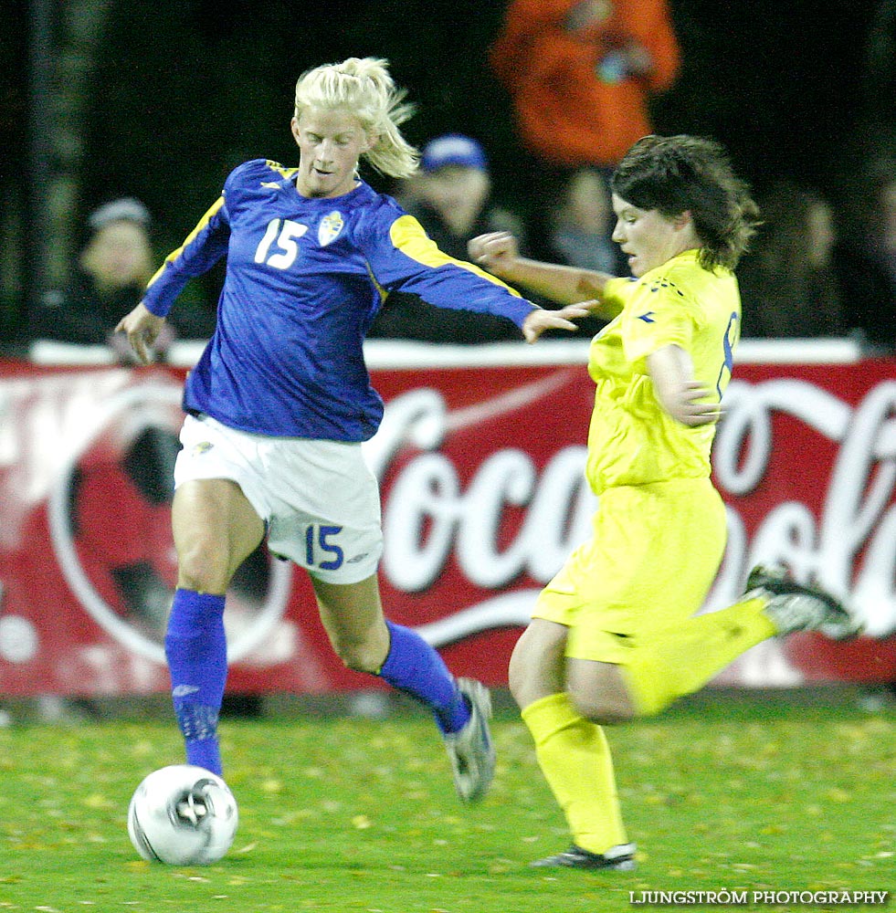 EM-kval F19 Sverige-Kazakstan 12-0,dam,Ulvesborg,Tidaholm,Sverige,Fotboll,,2007,9184