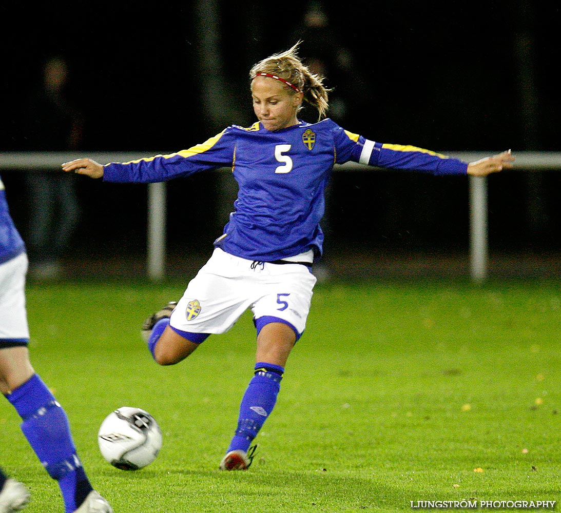 EM-kval F19 Sverige-Kazakstan 12-0,dam,Ulvesborg,Tidaholm,Sverige,Fotboll,,2007,9189