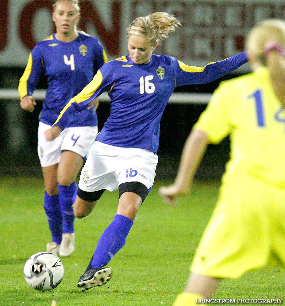 EM-kval F19 Sverige-Kazakstan 12-0,dam,Ulvesborg,Tidaholm,Sverige,Fotboll,,2007,9199