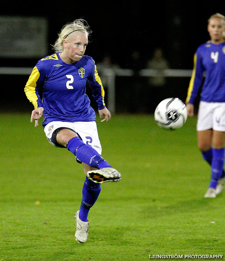 EM-kval F19 Sverige-Kazakstan 12-0,dam,Ulvesborg,Tidaholm,Sverige,Fotboll,,2007,9200