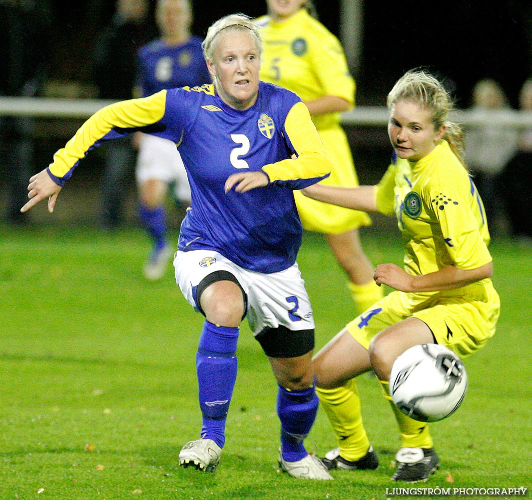 EM-kval F19 Sverige-Kazakstan 12-0,dam,Ulvesborg,Tidaholm,Sverige,Fotboll,,2007,9208