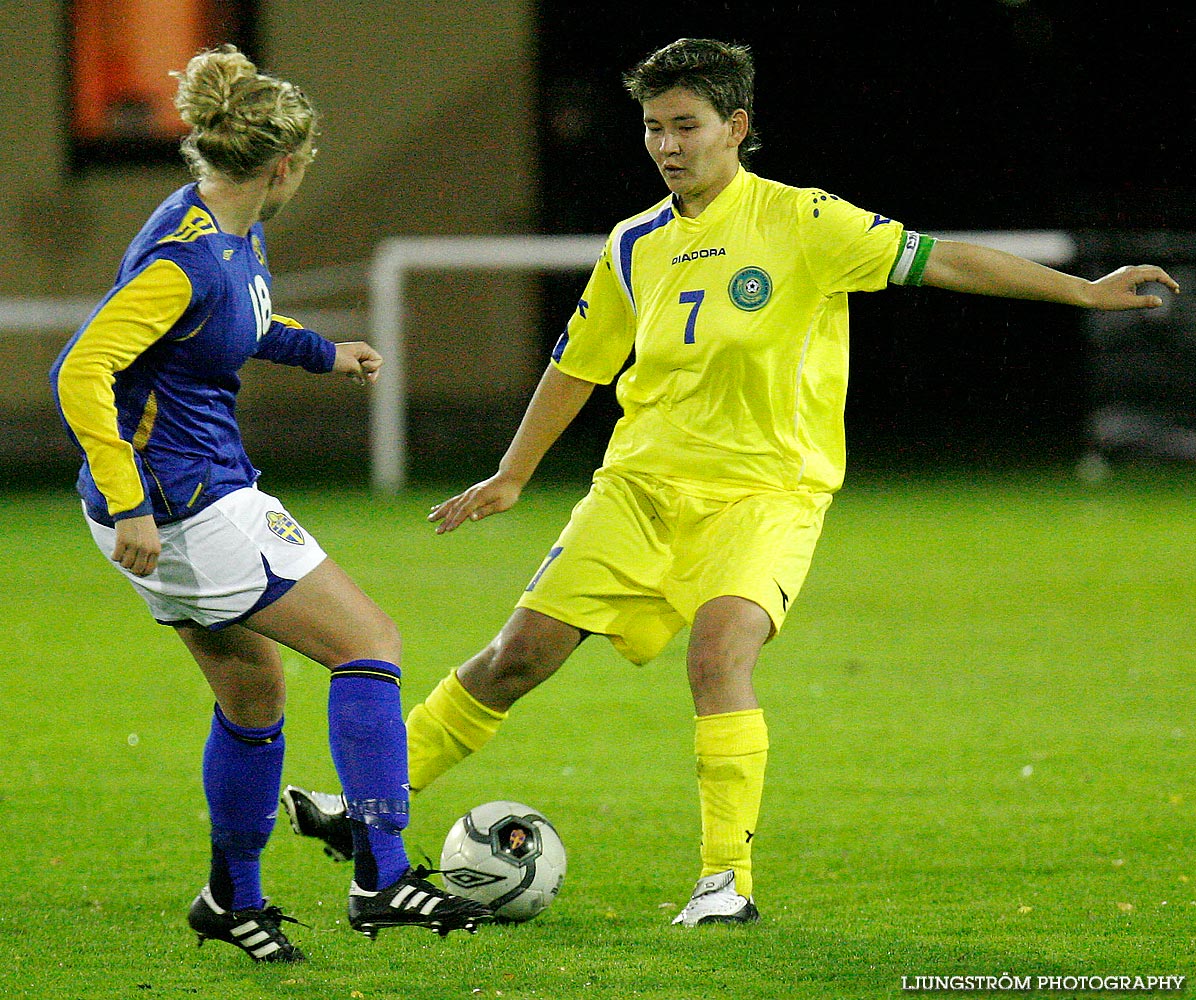 EM-kval F19 Sverige-Kazakstan 12-0,dam,Ulvesborg,Tidaholm,Sverige,Fotboll,,2007,9210