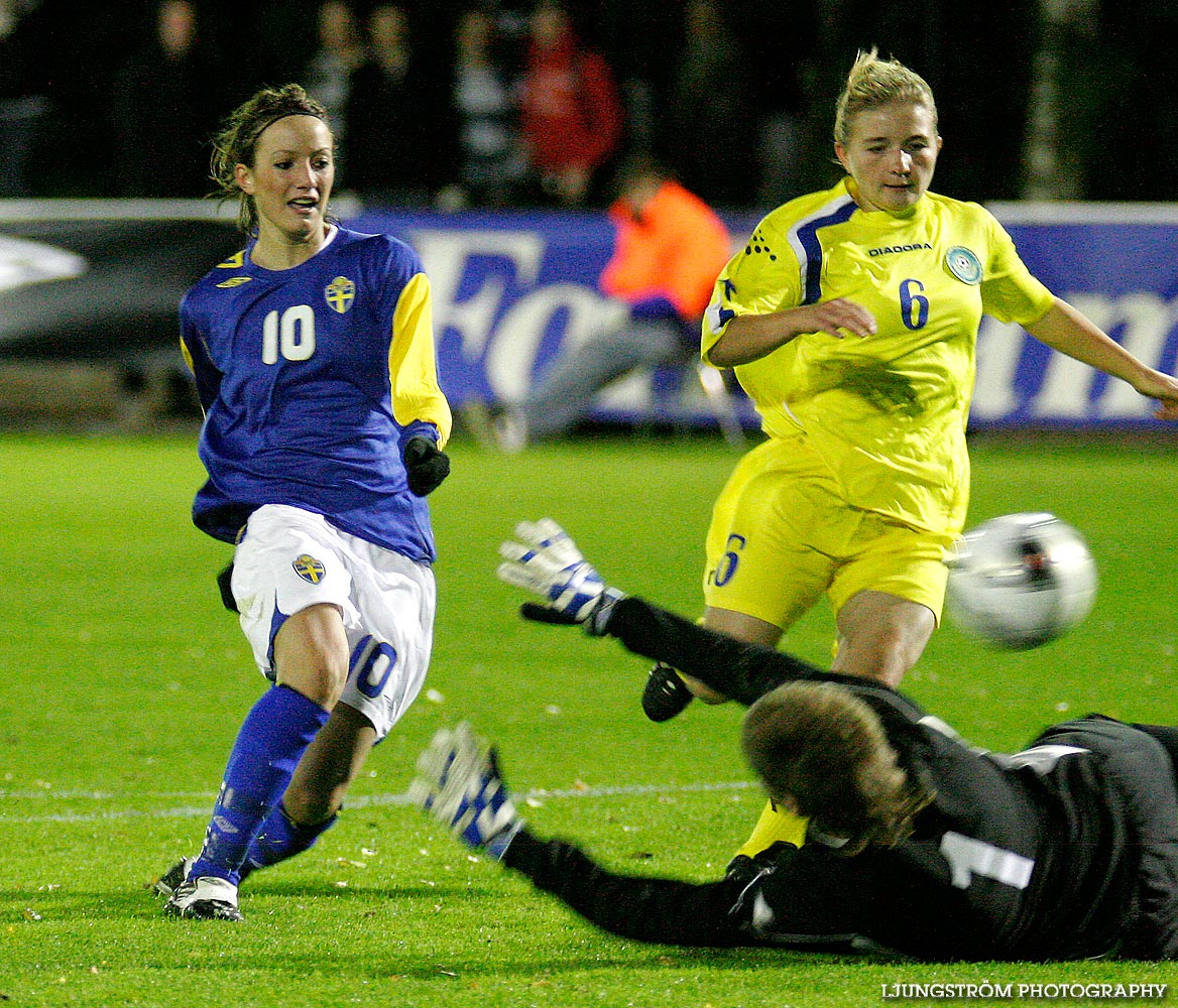 EM-kval F19 Sverige-Kazakstan 12-0,dam,Ulvesborg,Tidaholm,Sverige,Fotboll,,2007,9216