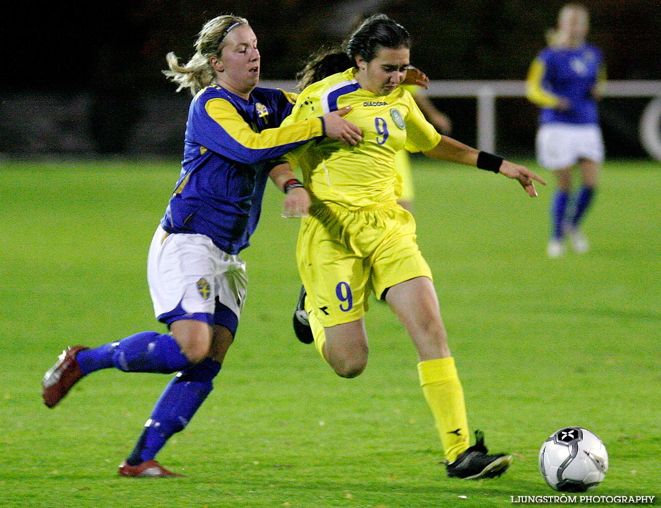 EM-kval F19 Sverige-Kazakstan 12-0,dam,Ulvesborg,Tidaholm,Sverige,Fotboll,,2007,9219