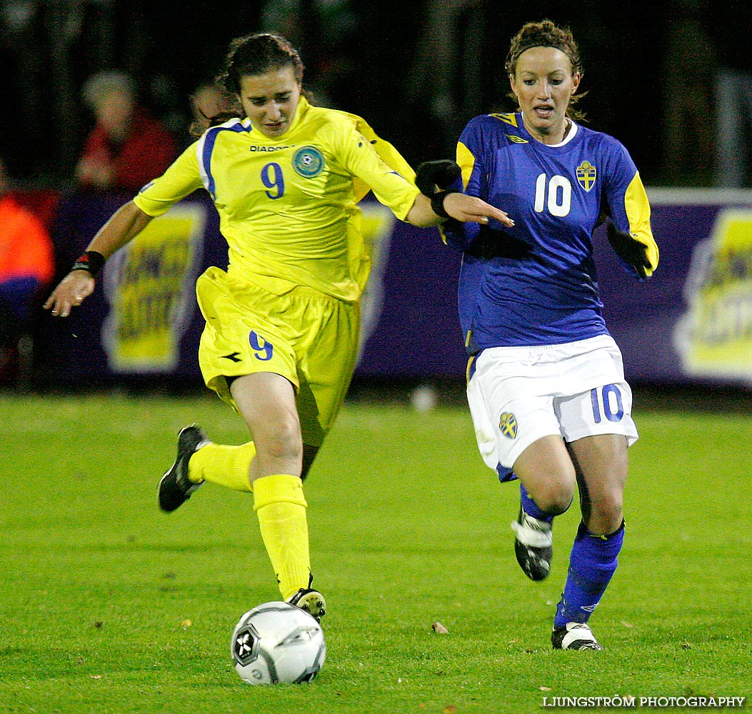 EM-kval F19 Sverige-Kazakstan 12-0,dam,Ulvesborg,Tidaholm,Sverige,Fotboll,,2007,9222