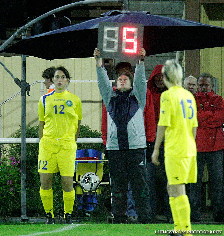 EM-kval F19 Sverige-Kazakstan 12-0,dam,Ulvesborg,Tidaholm,Sverige,Fotboll,,2007,9229