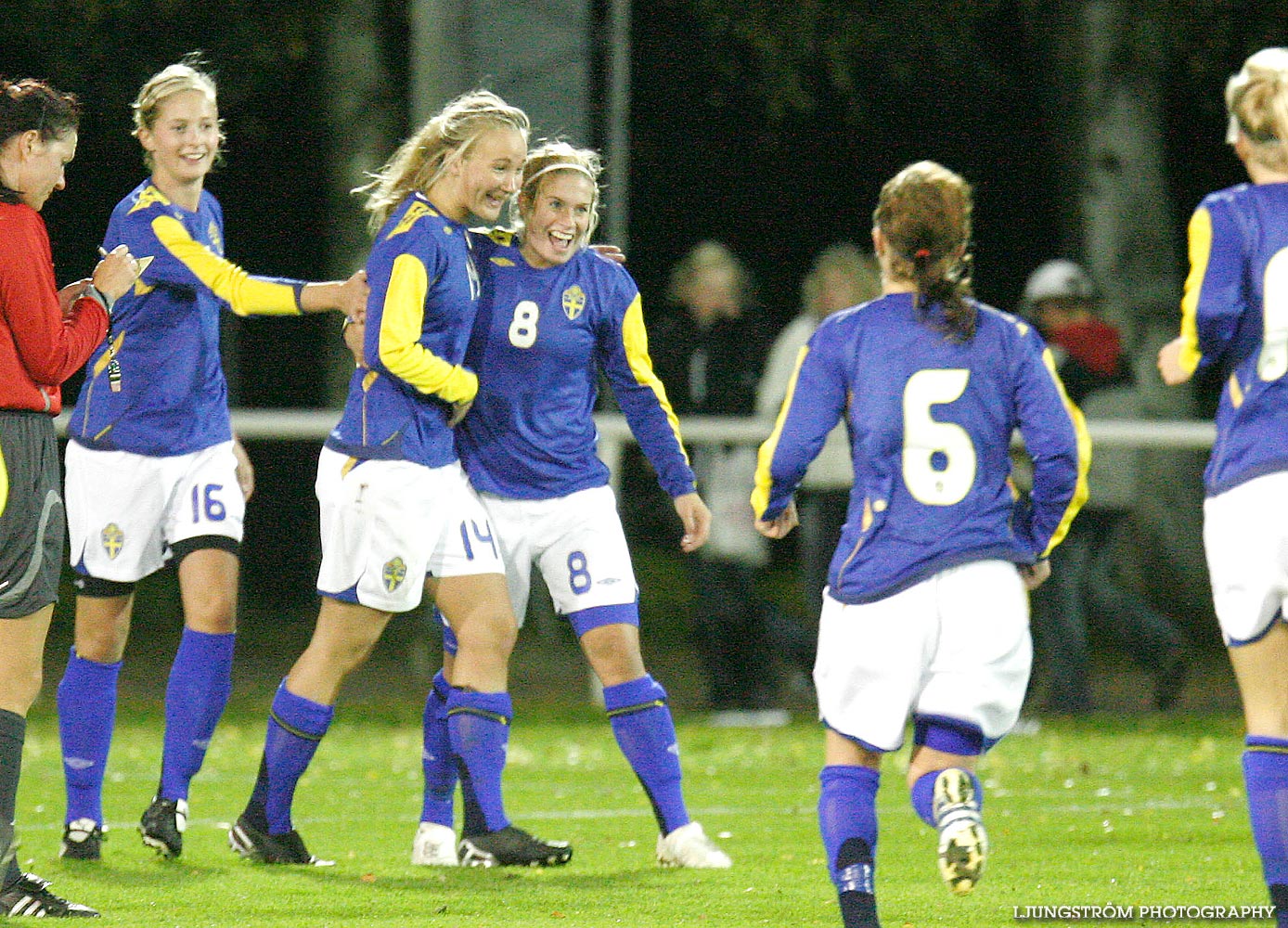 EM-kval F19 Sverige-Kazakstan 12-0,dam,Ulvesborg,Tidaholm,Sverige,Fotboll,,2007,9234