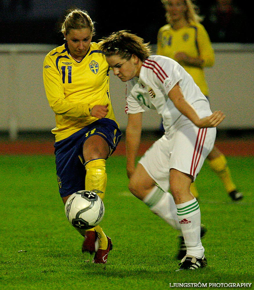 EM-kval F19 Ungern-Sverige 1-1,herr,Södermalms IP,Skövde,Sverige,Fotboll,,2007,9279