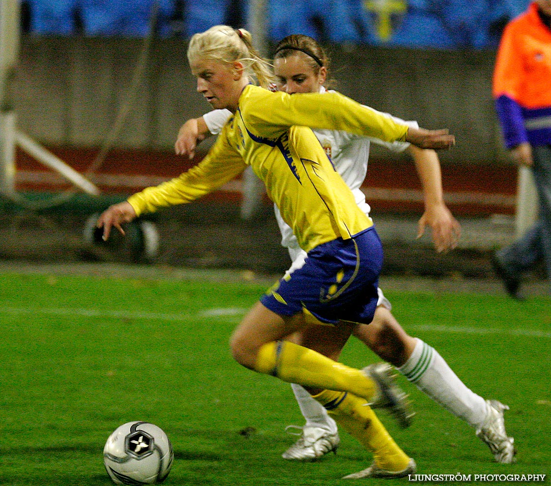 EM-kval F19 Ungern-Sverige 1-1,herr,Södermalms IP,Skövde,Sverige,Fotboll,,2007,9287