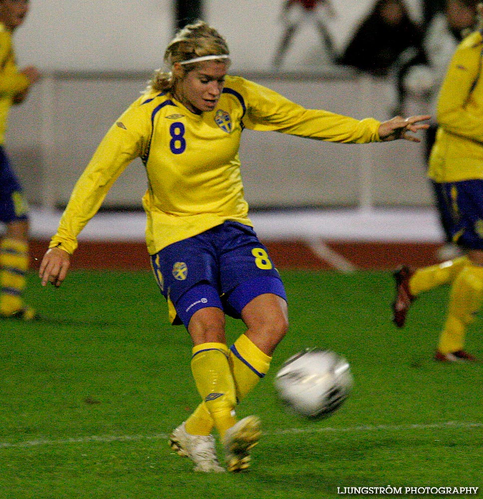 EM-kval F19 Ungern-Sverige 1-1,herr,Södermalms IP,Skövde,Sverige,Fotboll,,2007,9291