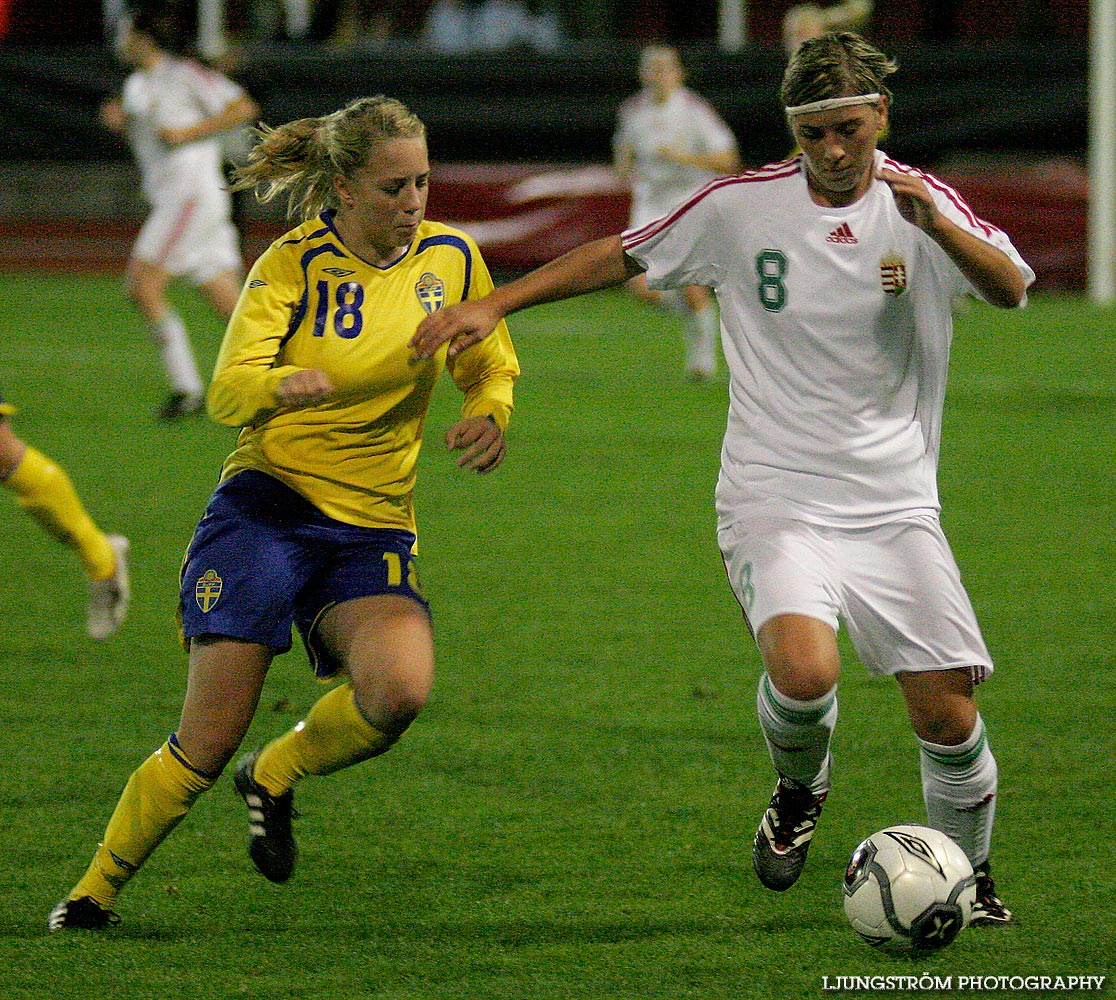 EM-kval F19 Ungern-Sverige 1-1,herr,Södermalms IP,Skövde,Sverige,Fotboll,,2007,9293