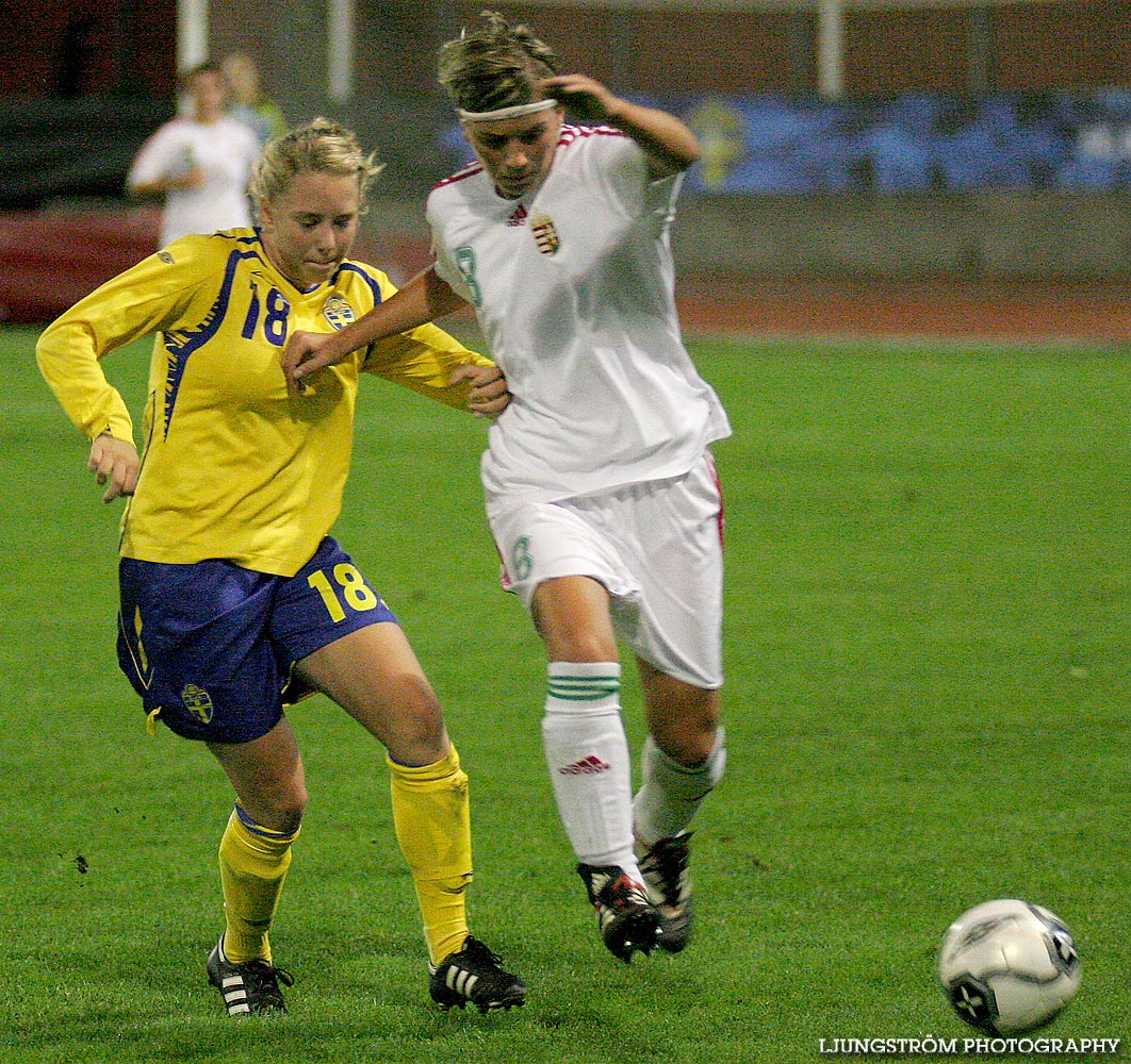 EM-kval F19 Ungern-Sverige 1-1,herr,Södermalms IP,Skövde,Sverige,Fotboll,,2007,9294