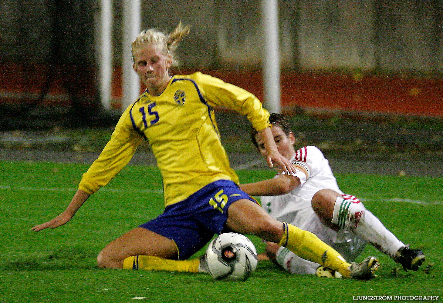 EM-kval F19 Ungern-Sverige 1-1,herr,Södermalms IP,Skövde,Sverige,Fotboll,,2007,9310