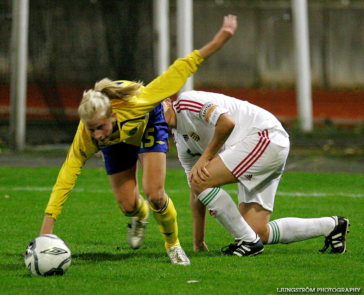 EM-kval F19 Ungern-Sverige 1-1,herr,Södermalms IP,Skövde,Sverige,Fotboll,,2007,9311