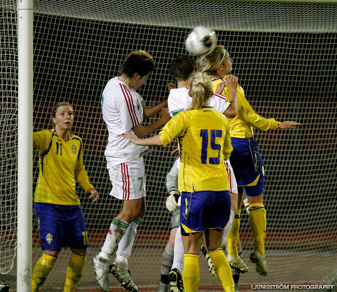 EM-kval F19 Ungern-Sverige 1-1,herr,Södermalms IP,Skövde,Sverige,Fotboll,,2007,9316