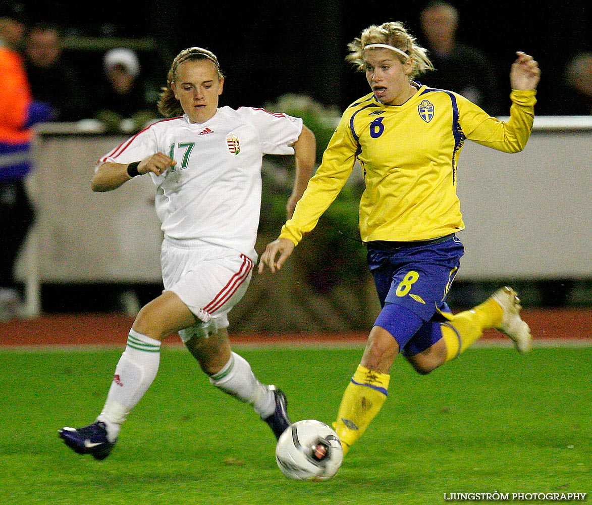 EM-kval F19 Ungern-Sverige 1-1,herr,Södermalms IP,Skövde,Sverige,Fotboll,,2007,9317