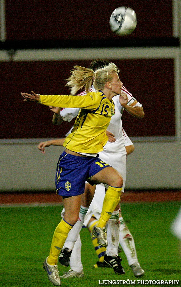 EM-kval F19 Ungern-Sverige 1-1,herr,Södermalms IP,Skövde,Sverige,Fotboll,,2007,9335