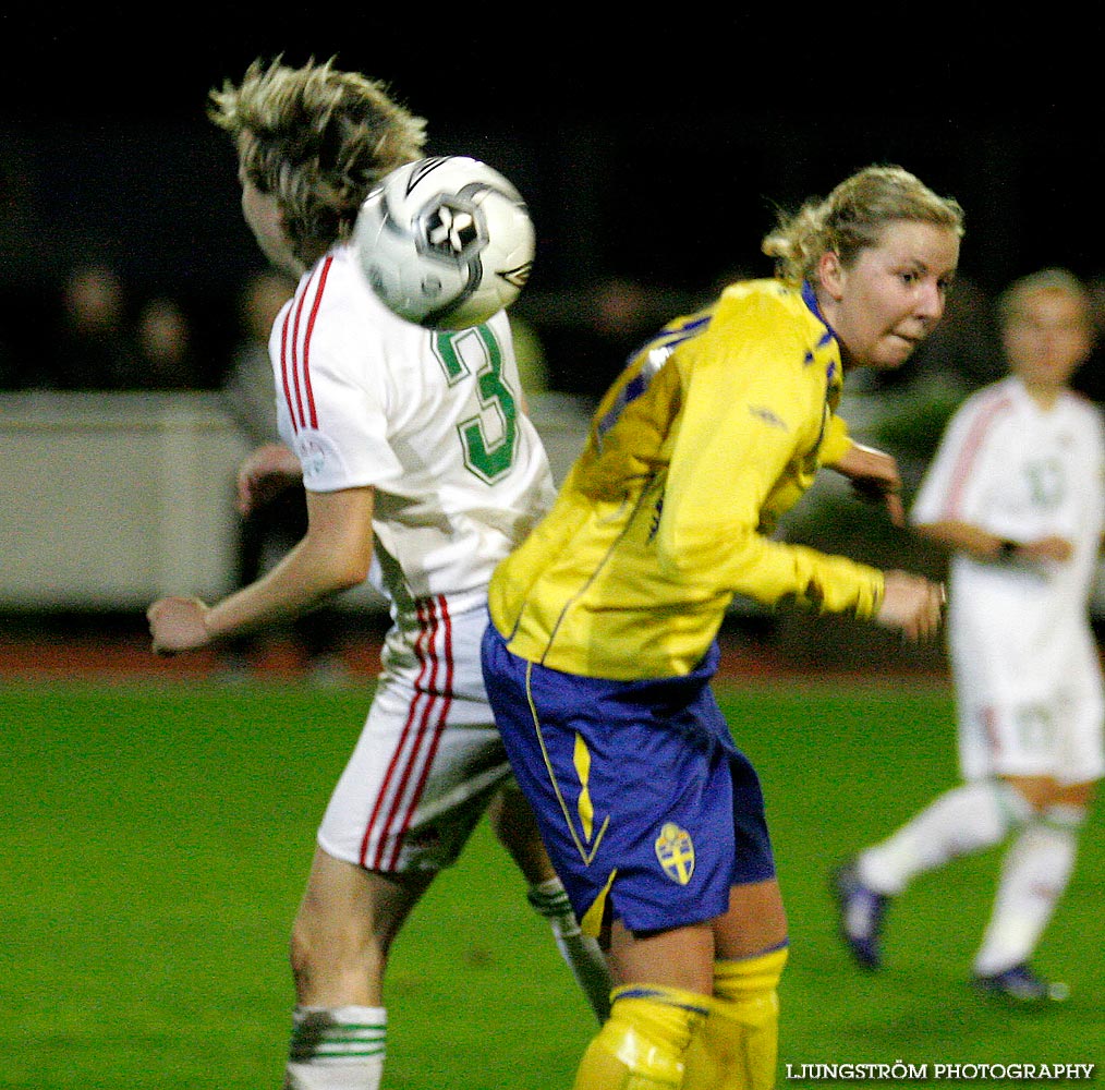 EM-kval F19 Ungern-Sverige 1-1,herr,Södermalms IP,Skövde,Sverige,Fotboll,,2007,9336