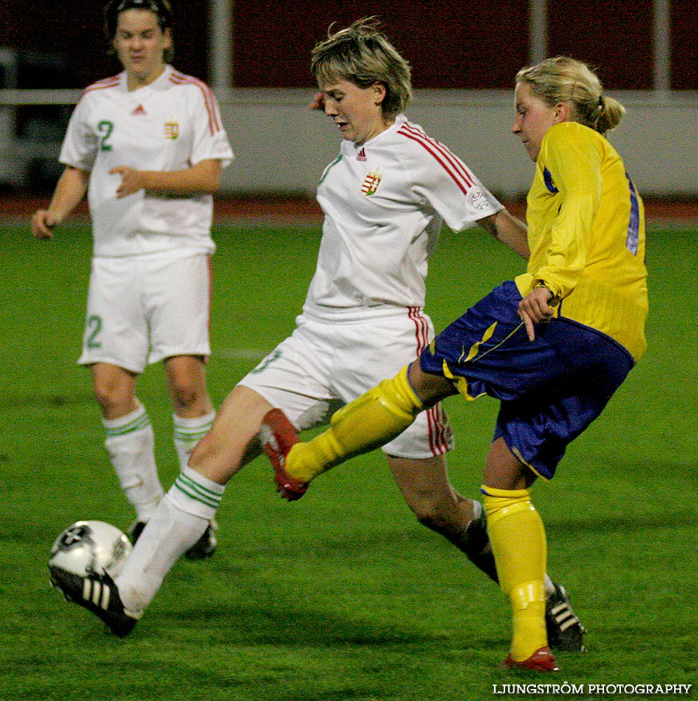 EM-kval F19 Ungern-Sverige 1-1,herr,Södermalms IP,Skövde,Sverige,Fotboll,,2007,9337