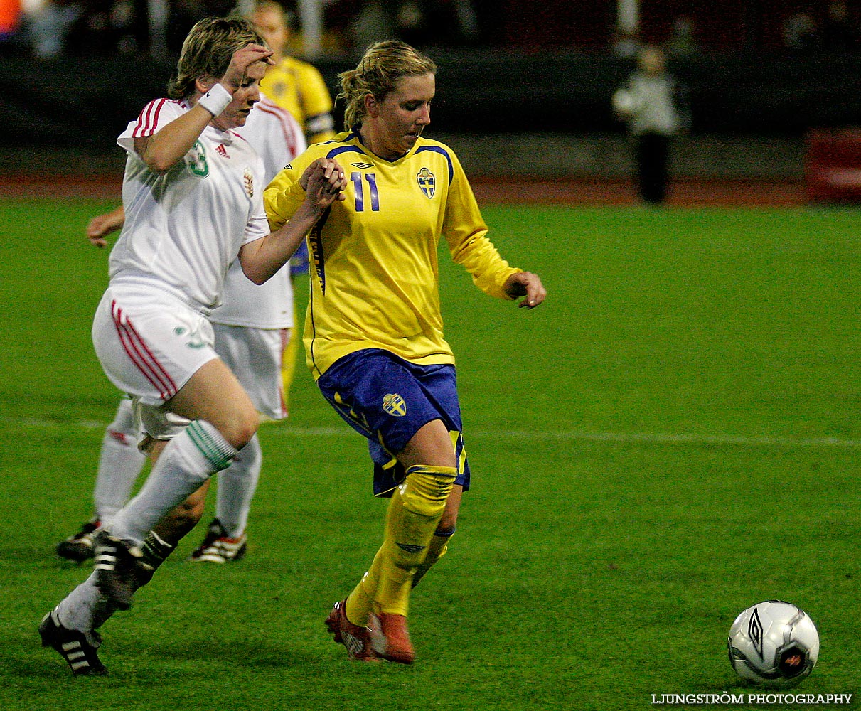 EM-kval F19 Ungern-Sverige 1-1,herr,Södermalms IP,Skövde,Sverige,Fotboll,,2007,9338