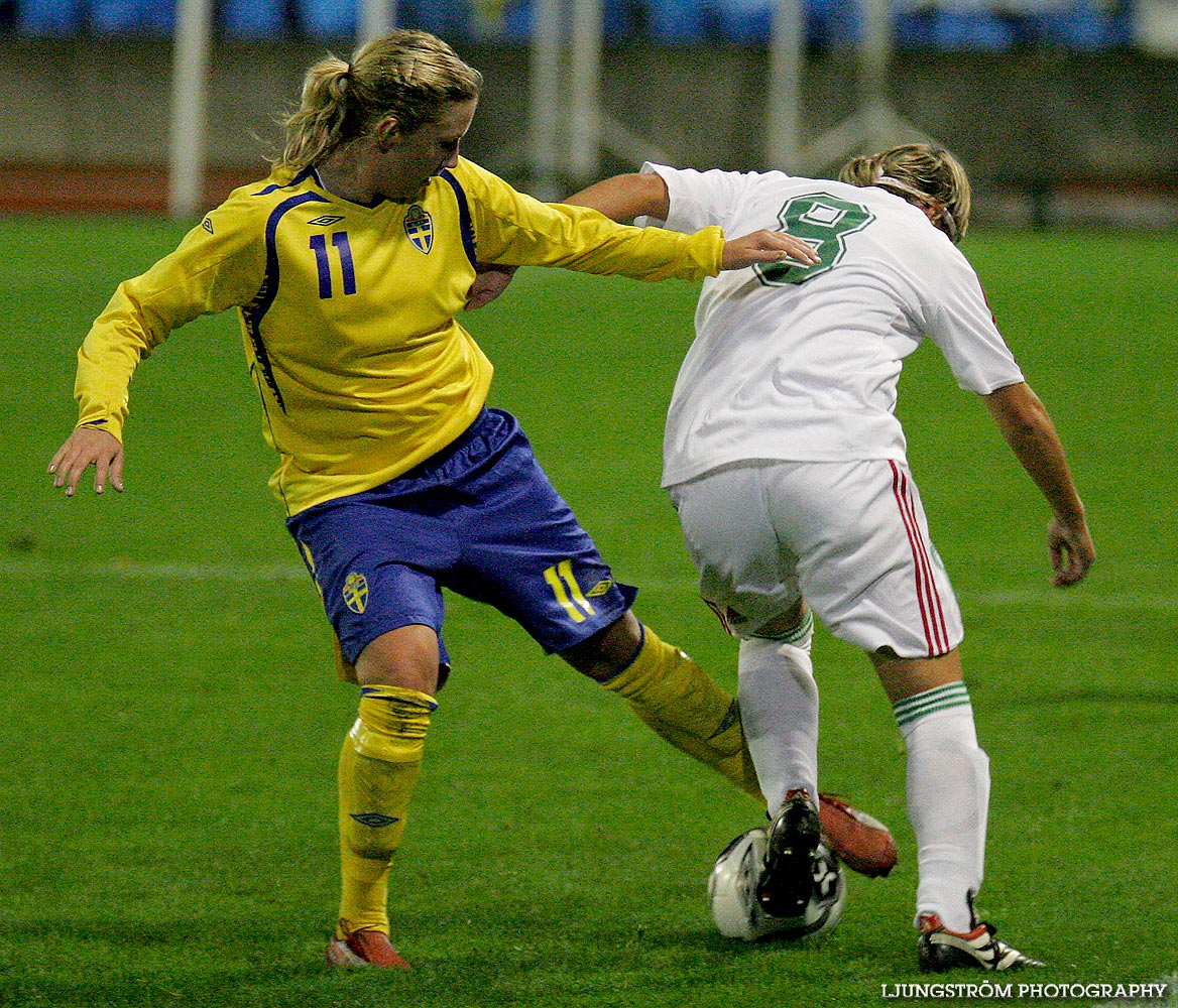 EM-kval F19 Ungern-Sverige 1-1,herr,Södermalms IP,Skövde,Sverige,Fotboll,,2007,9340