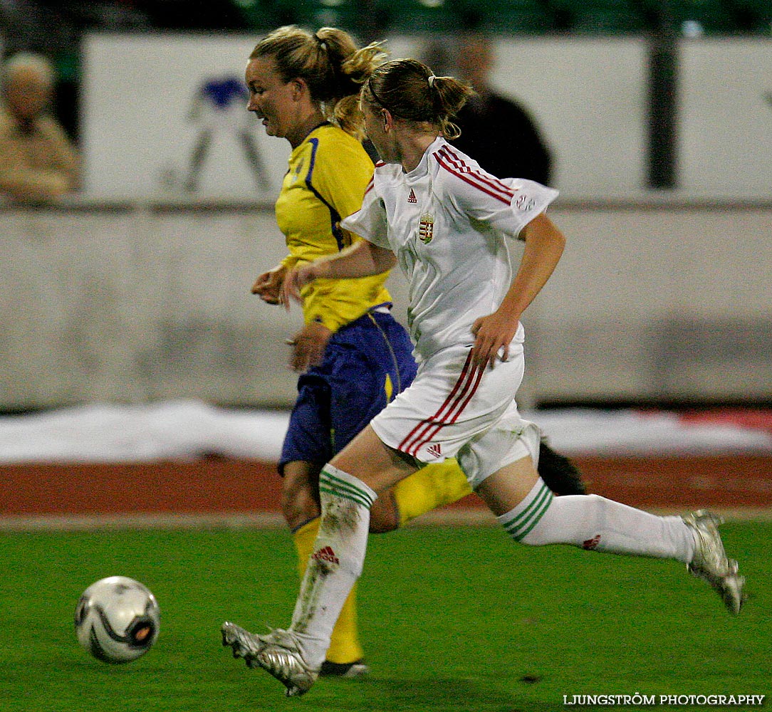 EM-kval F19 Ungern-Sverige 1-1,herr,Södermalms IP,Skövde,Sverige,Fotboll,,2007,9345