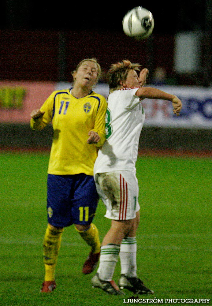 EM-kval F19 Ungern-Sverige 1-1,herr,Södermalms IP,Skövde,Sverige,Fotboll,,2007,9366