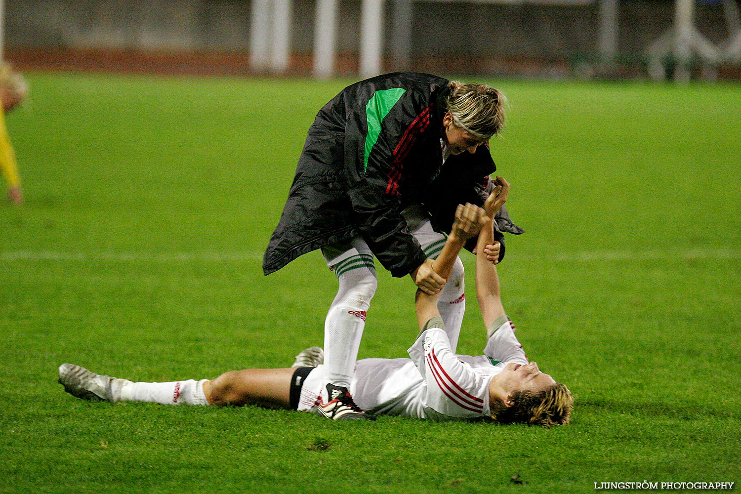 EM-kval F19 Ungern-Sverige 1-1,herr,Södermalms IP,Skövde,Sverige,Fotboll,,2007,9374