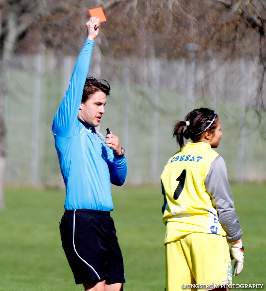 Svenska Cupen Skövde KIK-Qviding FIF 3-2,dam,Lillegårdens IP,Skövde,Sverige,Fotboll,,2012,52942