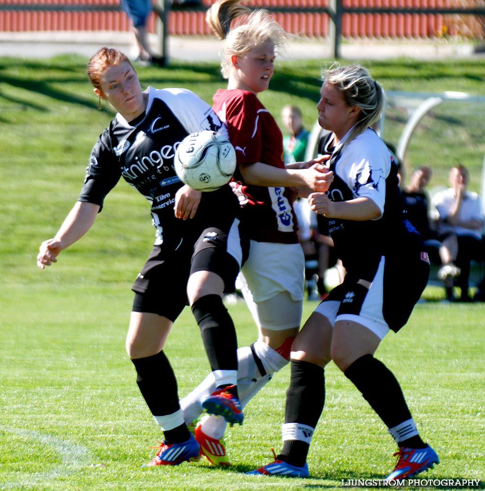 Svenska Cupen Skövde KIK-Qviding FIF 3-2,dam,Lillegårdens IP,Skövde,Sverige,Fotboll,,2012,52965