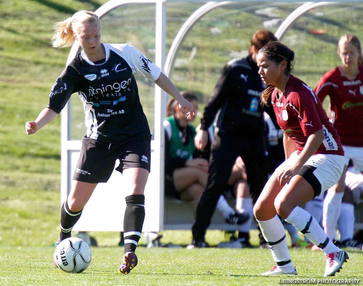 Svenska Cupen Skövde KIK-Qviding FIF 3-2,dam,Lillegårdens IP,Skövde,Sverige,Fotboll,,2012,52976