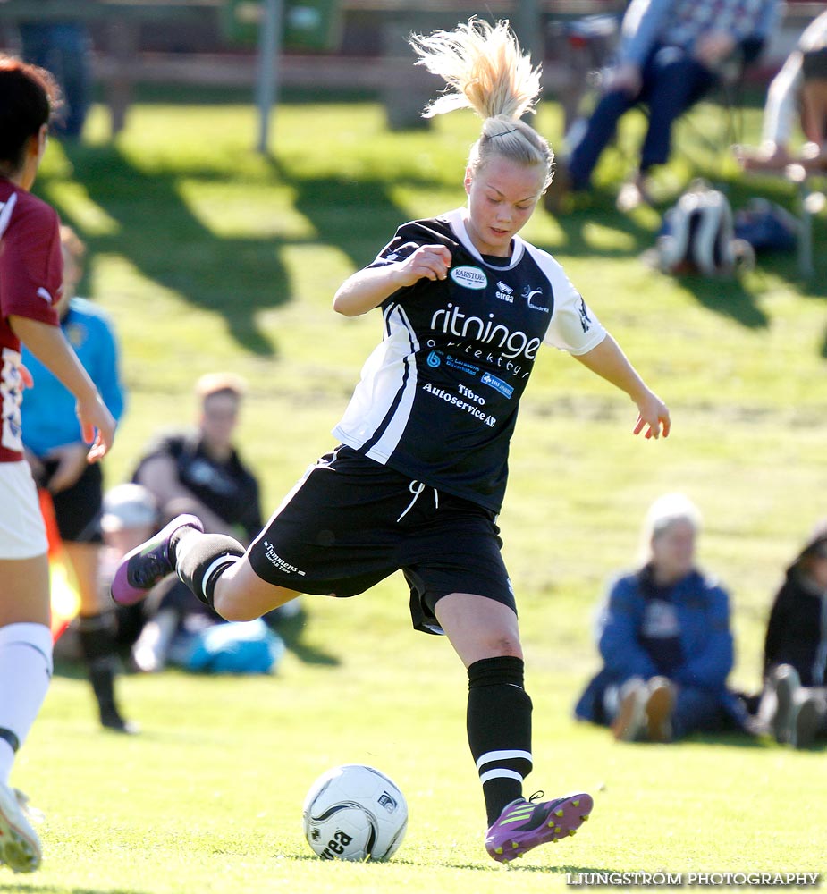 Svenska Cupen Skövde KIK-Qviding FIF 3-2,dam,Lillegårdens IP,Skövde,Sverige,Fotboll,,2012,52985