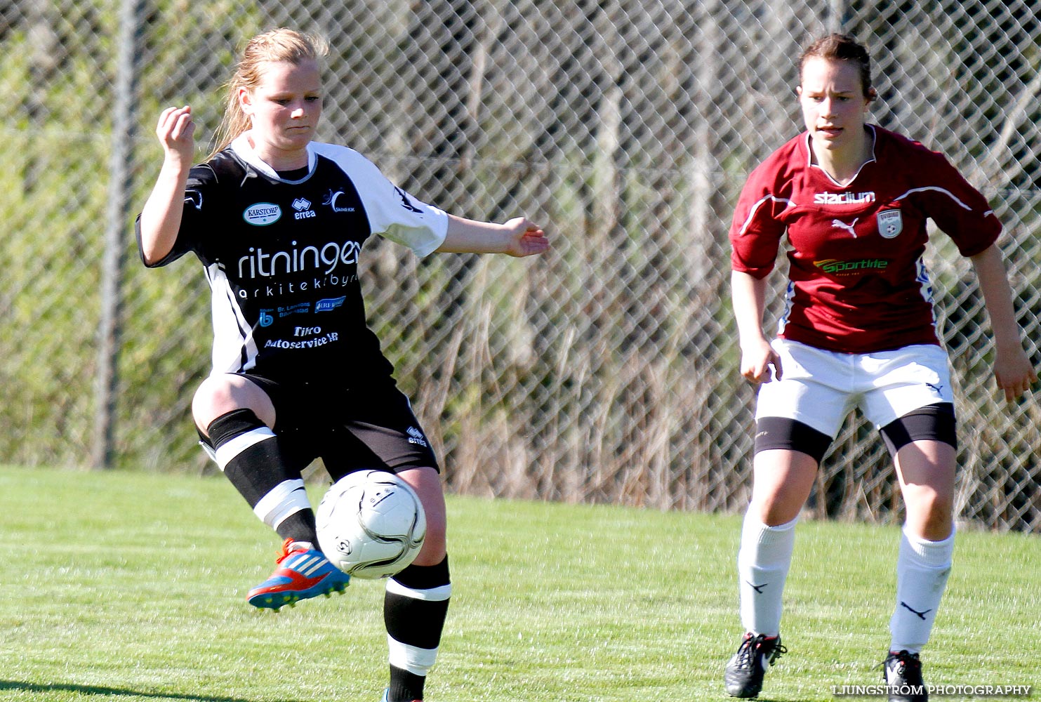 Svenska Cupen Skövde KIK-Qviding FIF 3-2,dam,Lillegårdens IP,Skövde,Sverige,Fotboll,,2012,52987