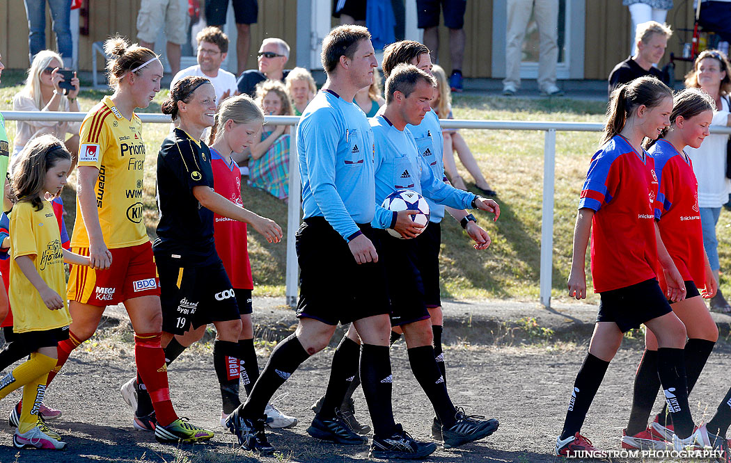 Träningsmatch Tyresö FF-Kopparbergs/Göteborg FC 2-2,dam,Guldkroksvallen,Hjo,Sverige,Fotboll,,2013,71329