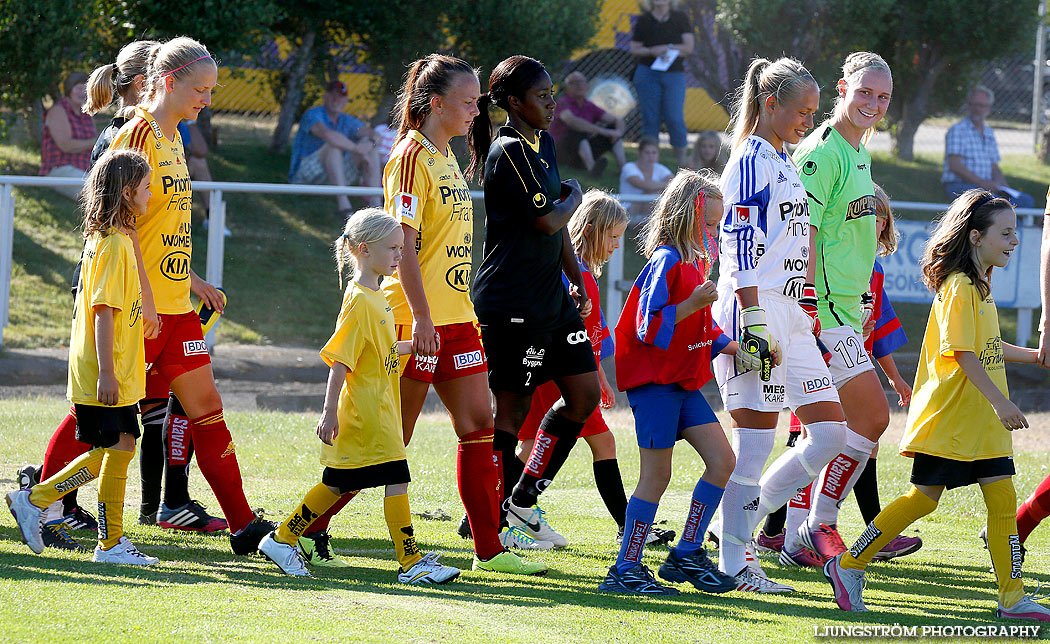 Träningsmatch Tyresö FF-Kopparbergs/Göteborg FC 2-2,dam,Guldkroksvallen,Hjo,Sverige,Fotboll,,2013,71331