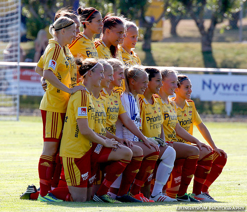 Träningsmatch Tyresö FF-Kopparbergs/Göteborg FC 2-2,dam,Guldkroksvallen,Hjo,Sverige,Fotboll,,2013,71333