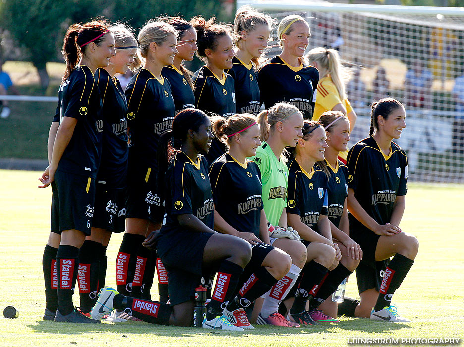 Träningsmatch Tyresö FF-Kopparbergs/Göteborg FC 2-2,dam,Guldkroksvallen,Hjo,Sverige,Fotboll,,2013,71334