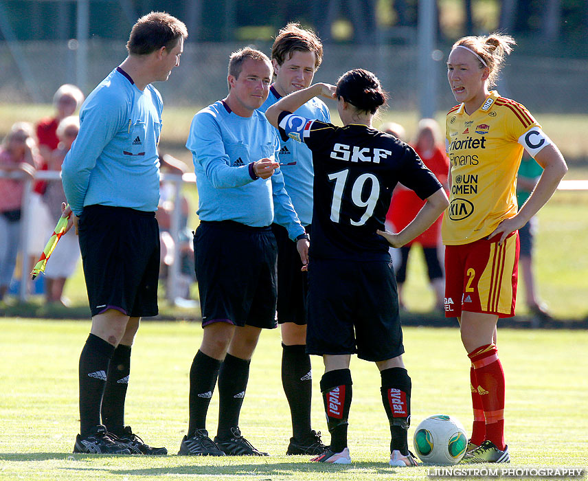 Träningsmatch Tyresö FF-Kopparbergs/Göteborg FC 2-2,dam,Guldkroksvallen,Hjo,Sverige,Fotboll,,2013,71335